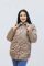 Demi-season Women's Jacket Spring Autumn Cage 8762 (Brown)
